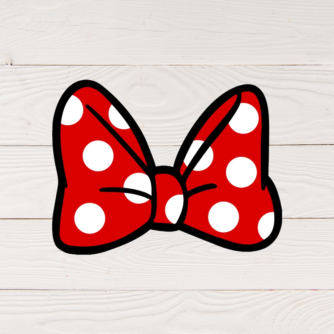 Minnie Bow Svg Minnie Mouse Bow Svg Red Minnie Mouse Bow Minnie Bow