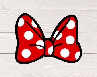 Minnie Bow svg | Minnie Mouse Bow svg | Red Minnie Mouse Bow | Minnie Bow | Minnie Mouse Head svg | Bow Clip Art | Bow svg