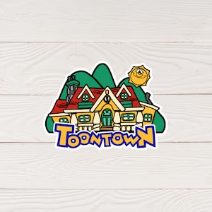 SVG File | Toontown svg | Scrapbook Title svg | Cut File | Die Cut | Digital Cutting File for Scrapbook Page png | DIGITAL DOWNLOAD
