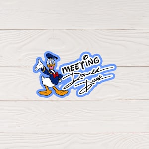 SVG File | Meet Donald svg | Scrapbook Title svg | Cut File | Die Cut | Digital Cutting File for Scrapbook Page png | DIGITAL DOWNLOAD