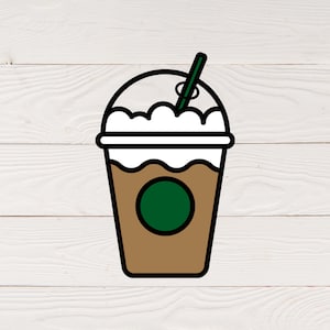 Frappuccino svg | Frappuccino Clipart | Mocha Frappuccino | Frapp | Frappuchino Printable | Frappucino png | Coffee svg | Coffee Cup svg
