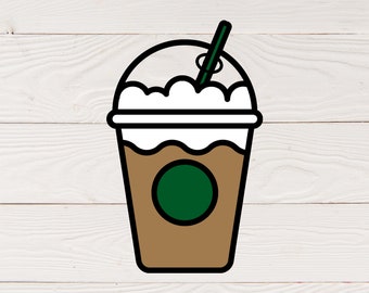 Frappuccino svg | Frappuccino Clipart | Mocha Frappuccino | Frapp | Frappuchino Printable | Frappucino png | Coffee svg | Coffee Cup svg