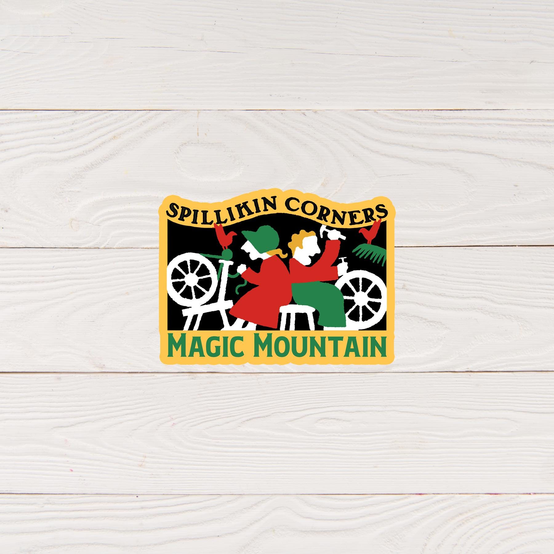 SVG File | Six Flags Magic Mountain Spillikin Corners Title | Digital ...