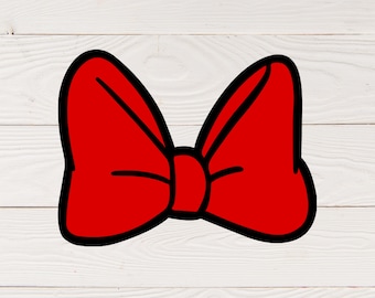 Minnie Bow svg | Minnie Mouse Bow svg | Red Minnie Mouse Bow | Minnie Bow | Minnie Mouse Head svg | Bow Clip Art | Bow svg