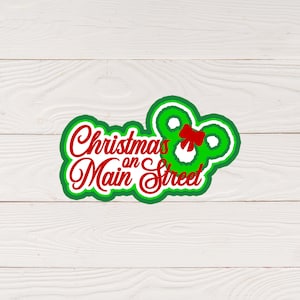 Arquivo SVG | Rua Principal de Natal svg | Título do álbum de recortes svg | Arquivo cortado | Arquivo de corte digital para página de scrapbook png | DOWNLOAD DIGITAL