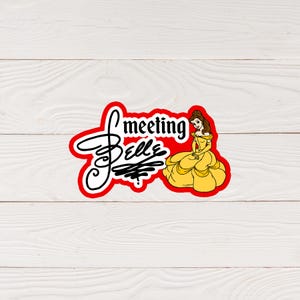 SVG File | Belle svg | Scrapbook Title svg | Cut File | Die Cut | Digital Cutting File for Scrapbook Page png | DIGITAL DOWNLOAD