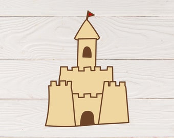 Sand Castle svg | Beach svg | Summer svg | Sand Castle png | Castle svg | Sandcastle svg | Castle Clipart | Ocean svg | DIGITAL DOWNLOAD