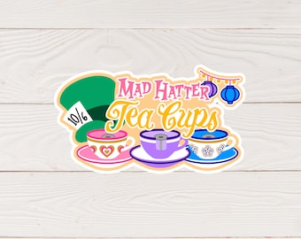 Mad Hatter svg | Mad Hatter Tea Party | Tea Cups Clipart | Tea Cups svg | Alice in Wonderland svg | Alice in Wonderland Clipart