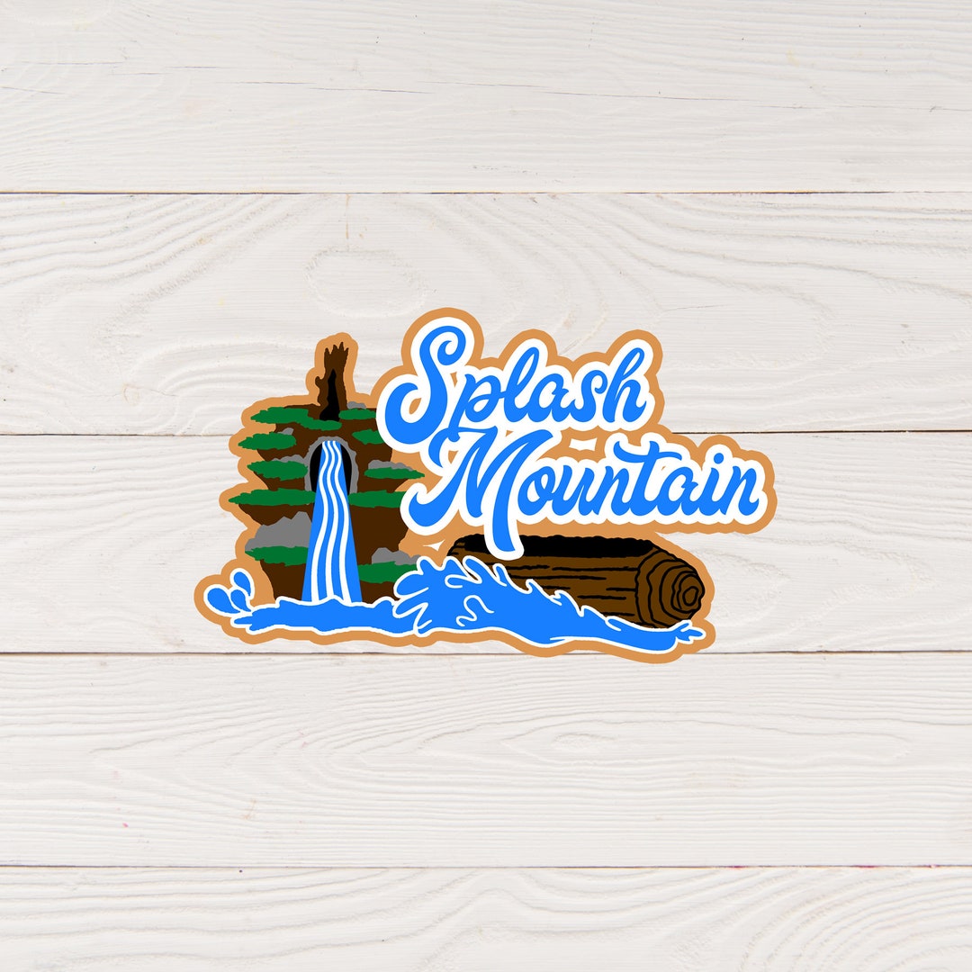 SVG File | Splash Mountain Svg | Scrapbook Title Svg | Cut File | Die ...