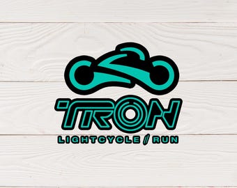SVG File | Tron Lightcycle Run svg | Scrapbook Title | Cut File | Die Cut | Digital Cutting File for Scrapbook Page png | DIGITAL DOWNLOAD