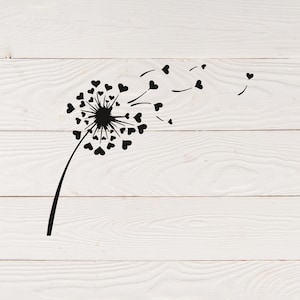 Pissenlit svg | | Clipart Pissenlit Logo de pissenlit | Just Breathe svg | Pissenlit png | Fleur svg | | de fichier de coupe de pissenlit Svg inspirant