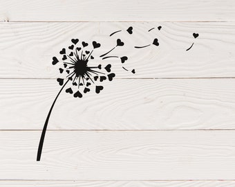 Dandelion svg | Dandelion Clipart | Dandelion Logo | Just Breathe svg | Dandelion png | Flower svg | Dandelion Cut File | Inspirational svg
