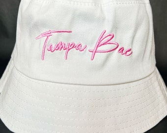 White Tampa Bae Bucket Hat