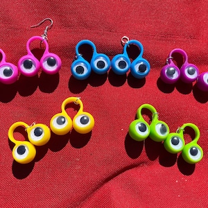 Quirky earrings, googly eyes, silly earrings, fun earrings, gift for friend