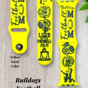 Football Mom, apple compatible,Fitbit Versa lite, versa 2, Versa 3, sense, Samsung for women, football team, gift for her