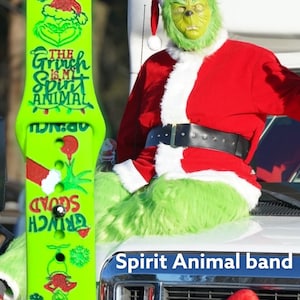 My spirit animal, apple compatible Watch band, engraved silicone watchband, Samsung engraved watch band, Fitbit versa 2, grinch inspired