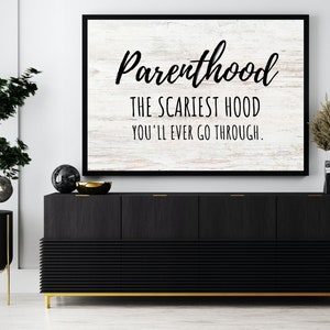 Parenthood Quote, Funny Printable Poster, Humorous Gift, Printable Poster Quote, Home Decor, Printable Wall Art, Wall Art, Instant Download