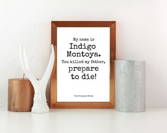 La citazione del film La sposa principessa, citazione del film, decorazioni per la casa, arte della parete stampabile, download istantaneo