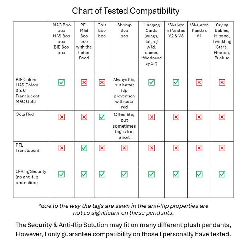 Sistema de seguridad y antivuelco para colgante de peluche de 17 cm / Dispositivo antirrobo para llaveros / Conjuntos de combinación de colores / Protector de clip para llavero imagen 4