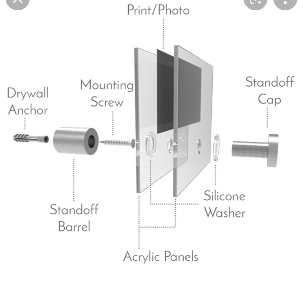 Crystal LED Light Box Clear Acrylic Backlit Illuminated LED Etsy