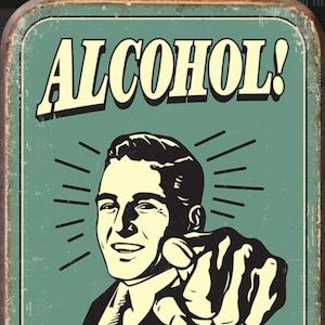 Alcohol,I Only Drink To Keep You More Interesting on a 2.5x3.5 Refrigerator Magnet with a Soft Matte Finish and Metal Construction.