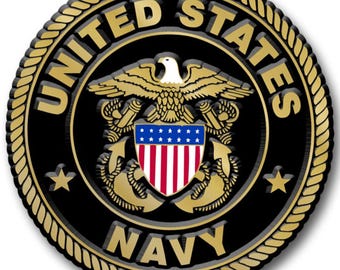 Military Refrigerator Magnets measures approximately 5 square inches”. Choose From Army,Navy,Airforce,Marines or Coast Guard Magnets.