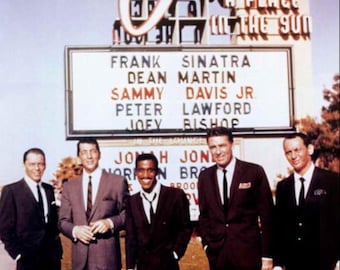The Rat Pack,Oceans 11 on a 11”x17” Unframed Movie Poster.Printed on Heavy Card Stock.A Great Addition To Your Man Cave.