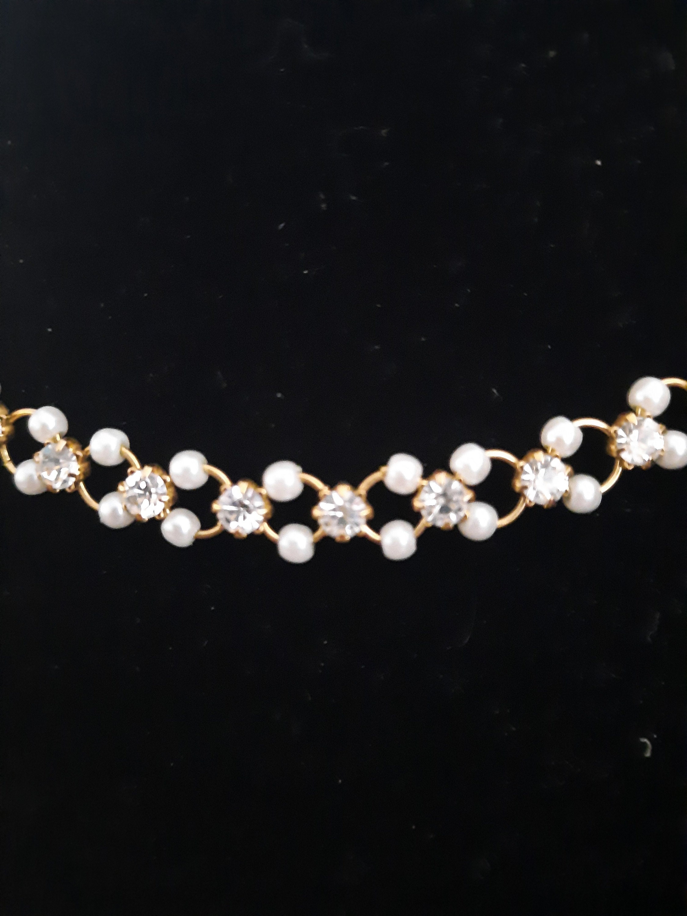 Vintage Pearl Chain Choker Neckband Simple Short Necklace Fashion Pearl