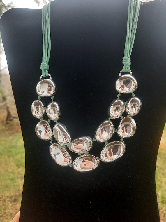 St Thomas Silver Tone Necklace