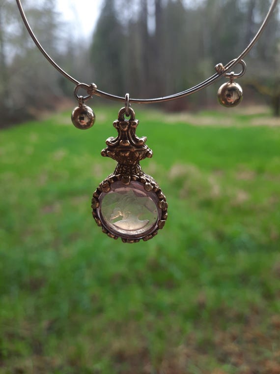 PURPLE CARVED CRYSTAL Bracelet - image 8