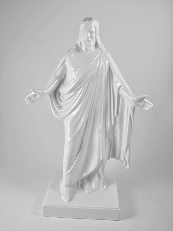 The Christus Statue Ceramic Statue of the Resurrection of Etsy