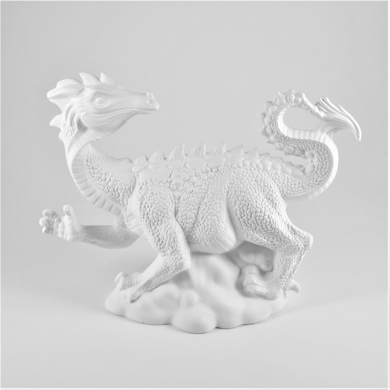 Ceramic Walking Dragon Ready to Paint Craft Party Gift Paintable DIY Etsy