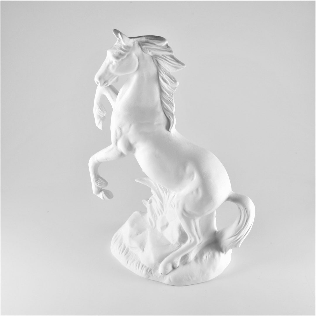 Ceramic Horse Ready to Paint Craft Party Gift Paintable DIY Etsy
