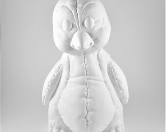 Ceramic Penguin- Ready to Paint Craft Party Gift Paintable DIY Animal Large