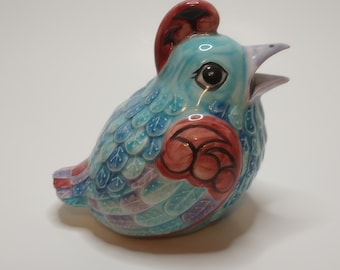 Ceramic Quail - Finished or Ready to Paint Unfinished Craft Party Gift Paintable DIY Bird Animal