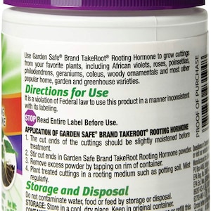 Rooting hormone; Garden Safe Brand TakeRoot Rooting Hormone 2 Ounces, Helps Grow New Plants From Cuttings image 4