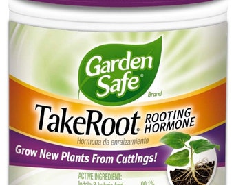 Rooting hormone; Garden Safe Brand TakeRoot Rooting Hormone 2 Ounces, Helps Grow New Plants From Cuttings