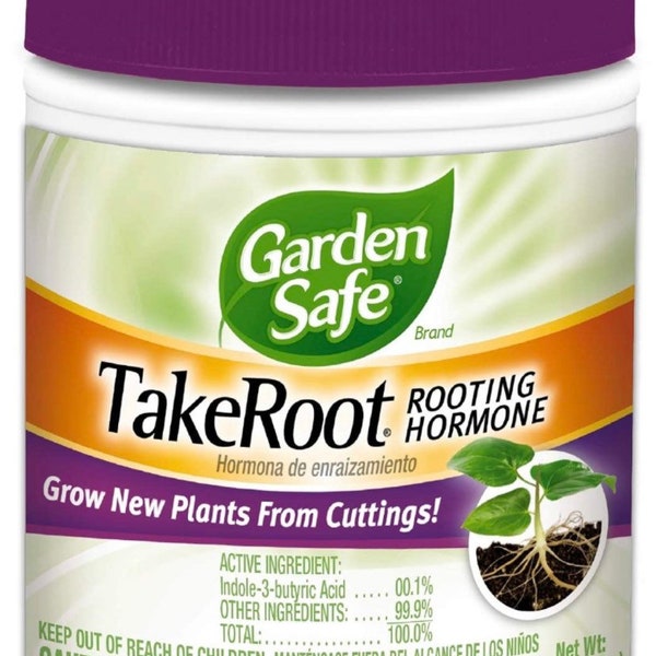 Rooting hormone; Garden Safe Brand TakeRoot Rooting Hormone 2 Ounces, Helps Grow New Plants From Cuttings