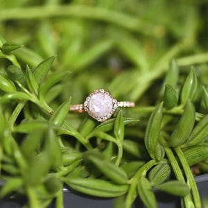 Cremation memorial ring - 14K SOLID GOLD ring- Sizes 3-11(w/ quarter sizes) Pet ashes keepsake. Cushion setting (2 carat round stone)