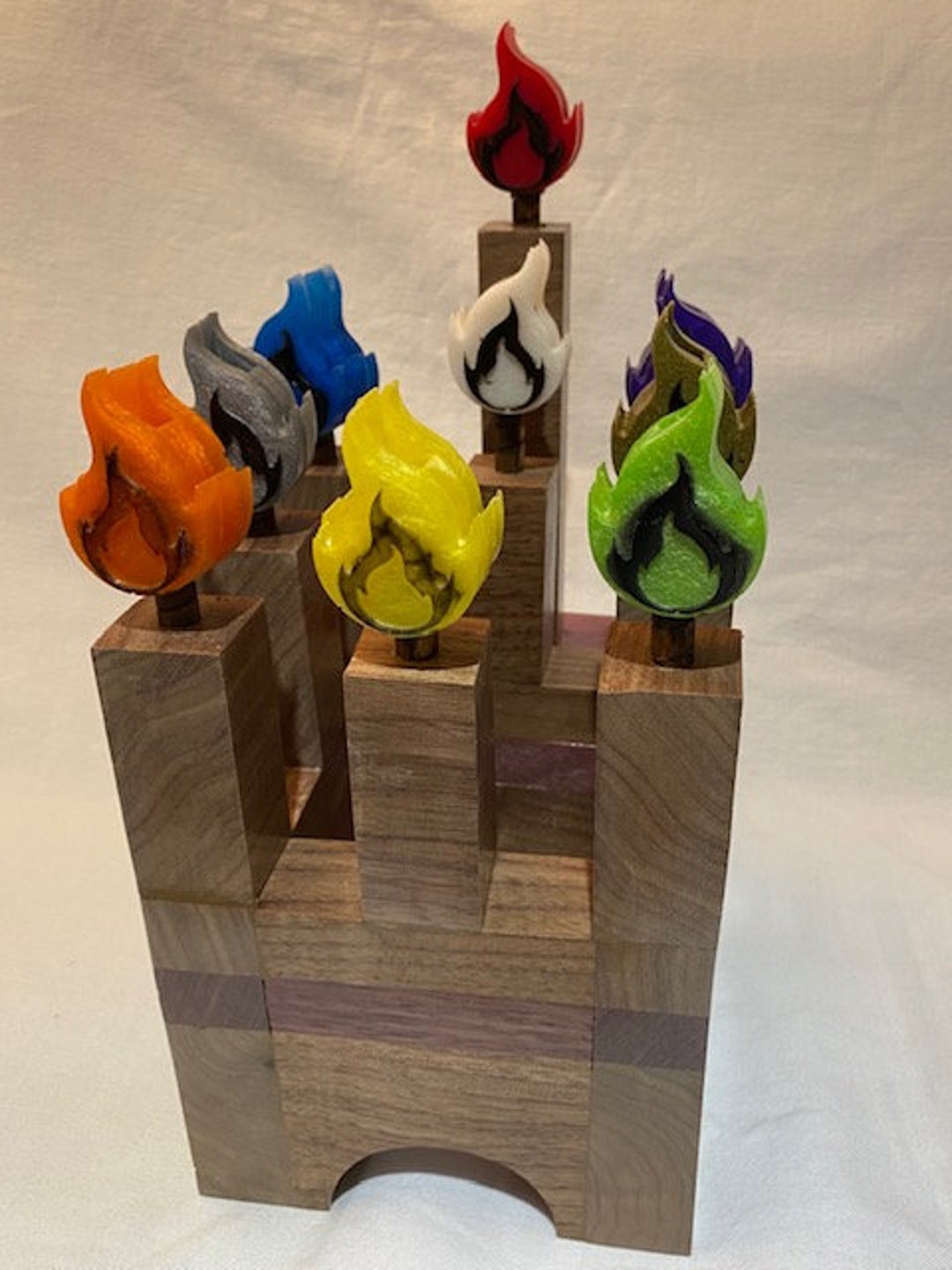 Flameless Menorah Etsy