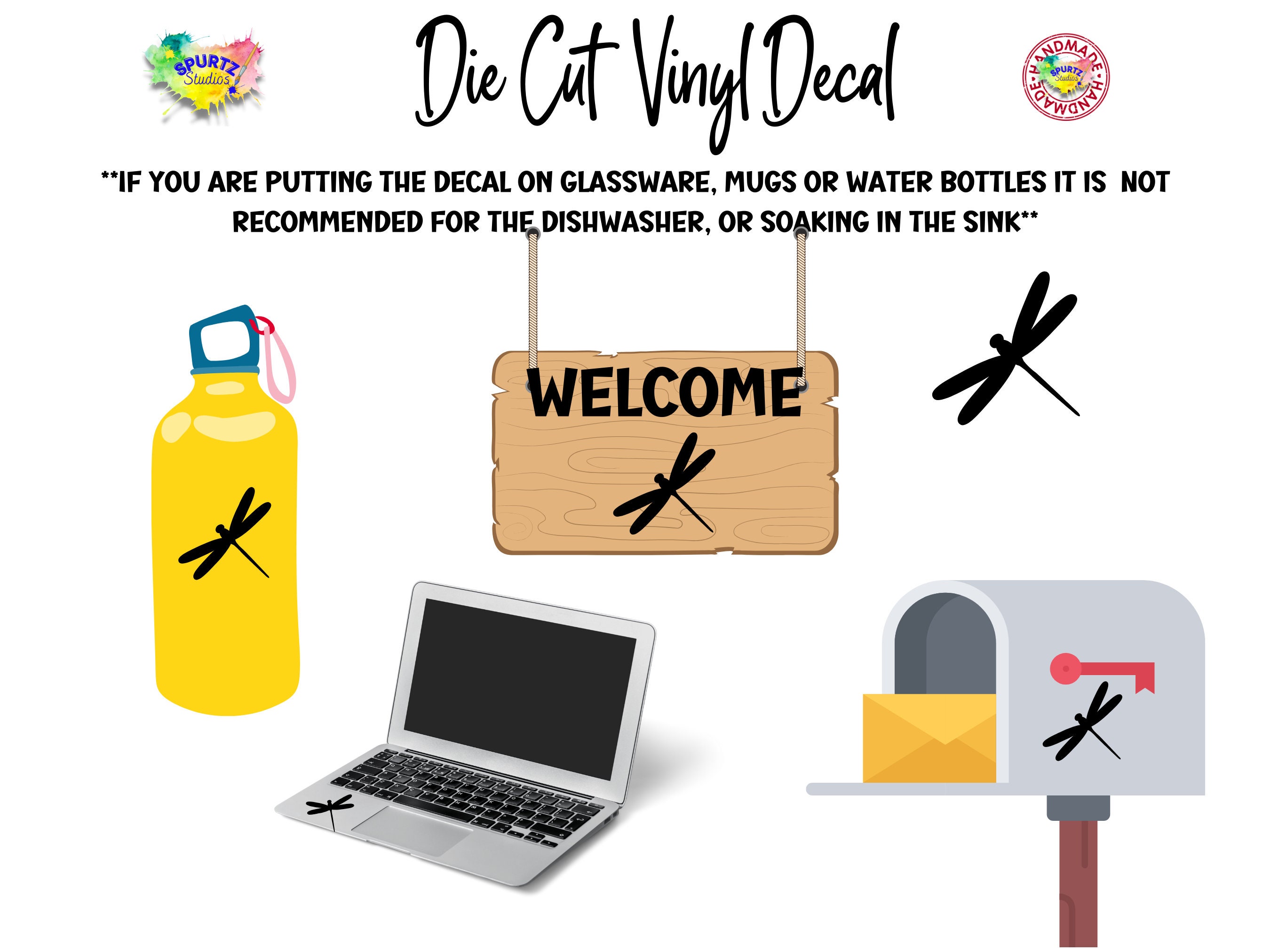 Die Cut Vinyl Number Outline Decals. These Decals Can Be Used on