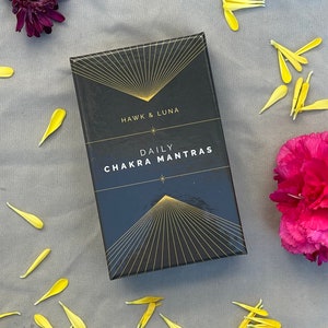 Chakra Mantra Deck | Daily Oracle Deck to Support Your Chakras