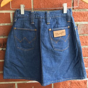 Denim Mini Wrap Skirt Etsy Canada