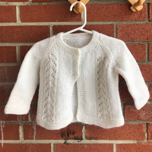 White 2025 sweater baby