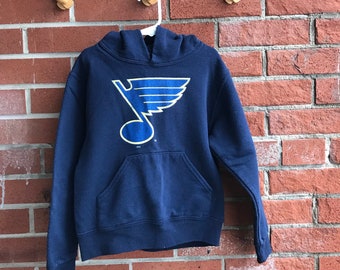 Vintage NHL "The Victory" St. Louis Blues Hoodie for Toddler- Navy Blue