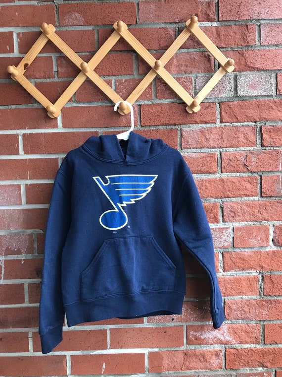 Vintage NHL The Victory St. Louis Blues Hoodie for Toddler- Navy Blue