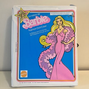 Vintage Barbie Fashion Vinyl Doll Case Mattel 1976 Superstar No. 1002 Made In Canada