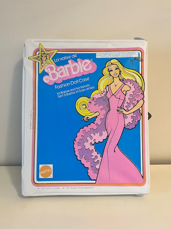 Vintage Barbie Fashion Vinyl Doll Case Mattel 1976 Superstar