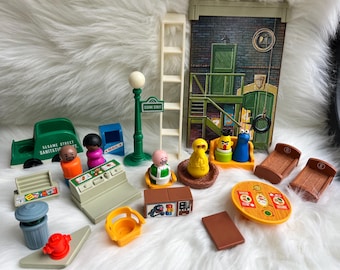 Vintage Fisher-Price Little People / Play Family Sesame Street Figures and Accessories Sold Separately!