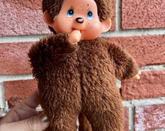 モンチッチ ブラウンヘア リボン モンキー ビッグ&ベビー ぬいぐるみ